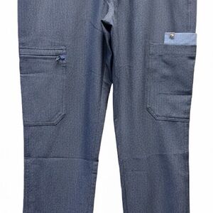 Brand new: Figs Women’s HIGH WAISTED YOLA YOGA WB Scrub Pants- Heather Denim
